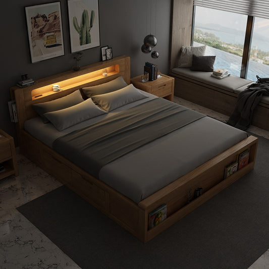 Ace Bed with nightstand-B60 By Solimanroom