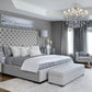 Clio Bed with Pouf-B11 By Solimanroom