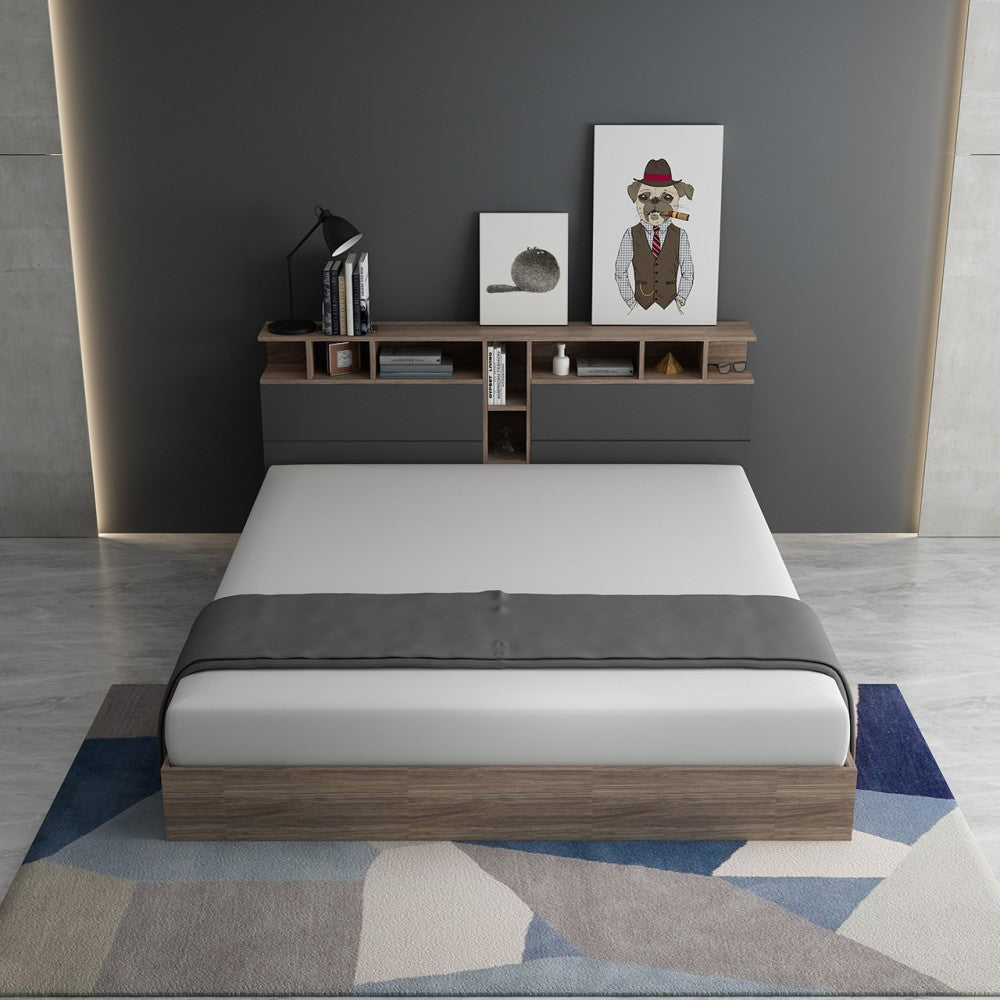 Deco Bed with nightstand-B62