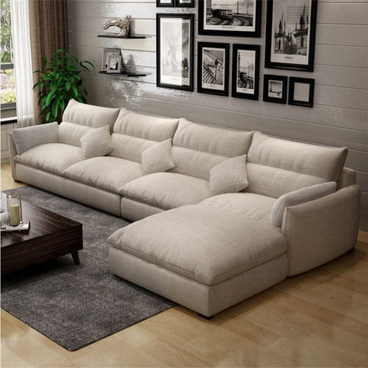 Rank Sofa Corner L Shape-R.224 4 Seats by Solimanroom 