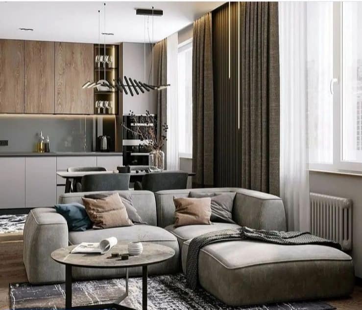 Reflection Sofa Corner L Shape-R.248 by Solimanroom 