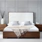 Tactile Bed with nightstand-B29 By Solimanroom