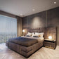 Trivia Bed with nightstand-B31 By Solimanroom